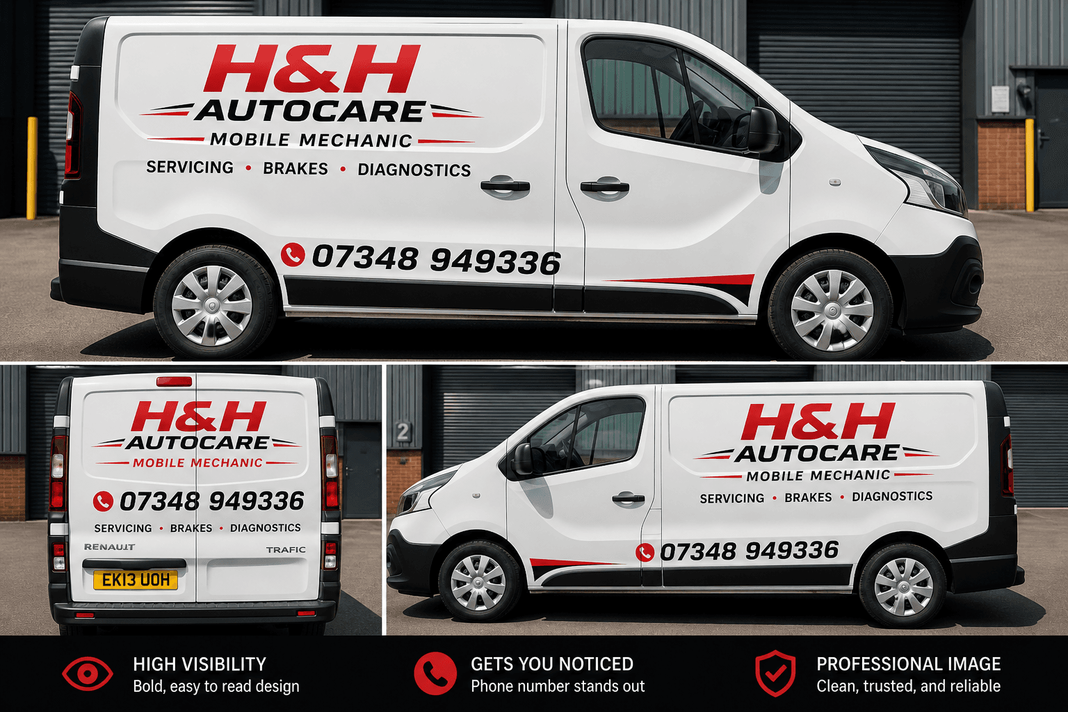 H&H Autocare mobile mechanic van